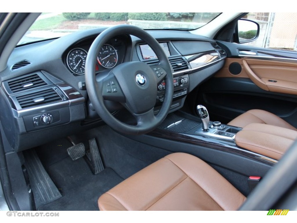 2010 X5 xDrive30i - Space Grey Metallic / Saddle Brown photo #10