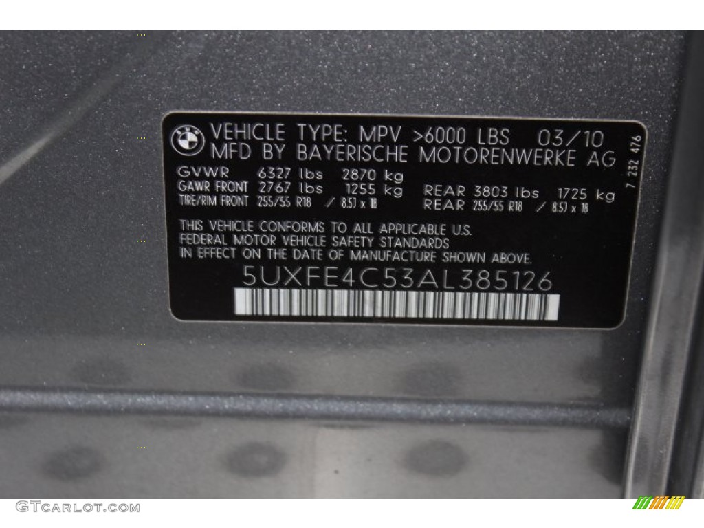 2010 X5 xDrive30i - Space Grey Metallic / Saddle Brown photo #34