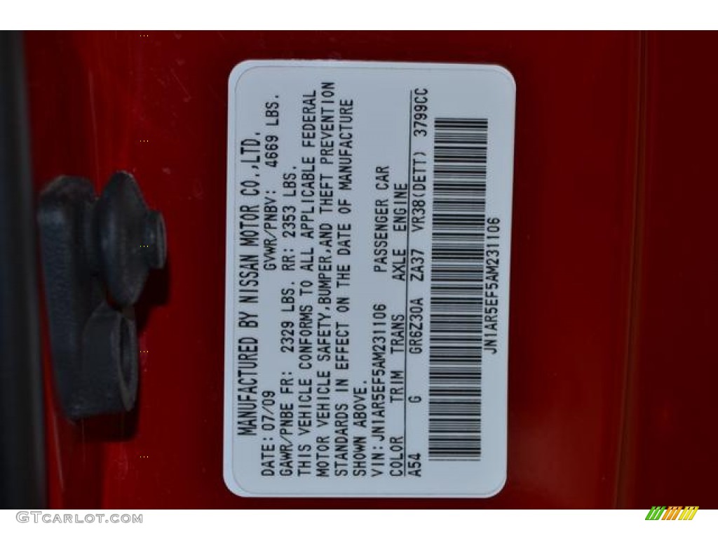 2010 GT-R Premium - Solid Red / Black photo #32