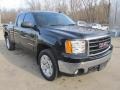 2008 Onyx Black GMC Sierra 1500 SLE Extended Cab 4x4  photo #10