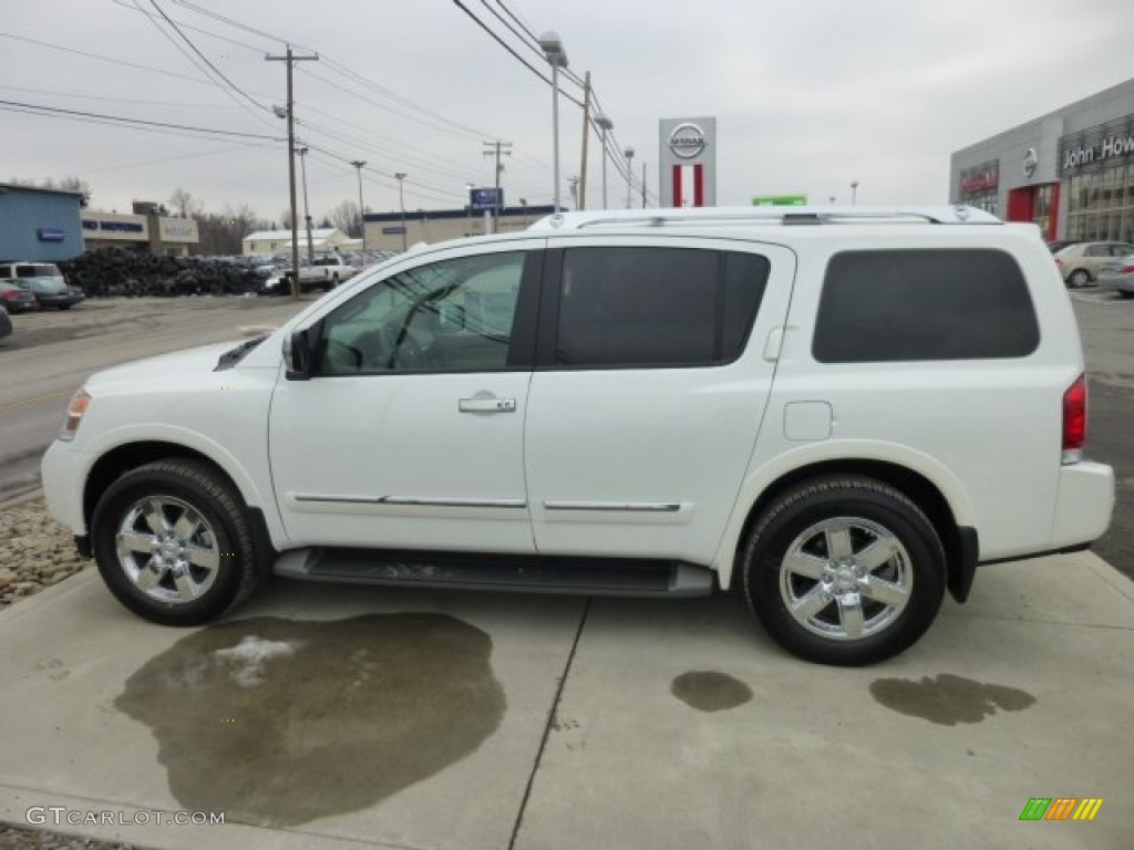 Midnight Garnet 2013 Nissan Armada Platinum 4WD Exterior Photo #75640434