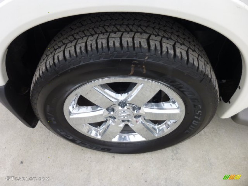 2013 Armada Platinum 4WD - Midnight Garnet / Almond photo #8