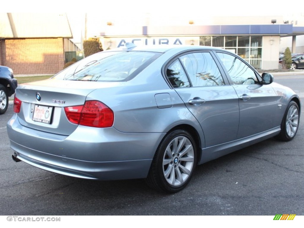 2009 3 Series 328xi Sedan - Blue Water Metallic / Beige photo #5