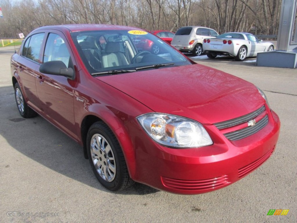 Crystal Red Tintcoat Metallic 2010 Chevrolet Cobalt LS Sedan Exterior Photo #75641604