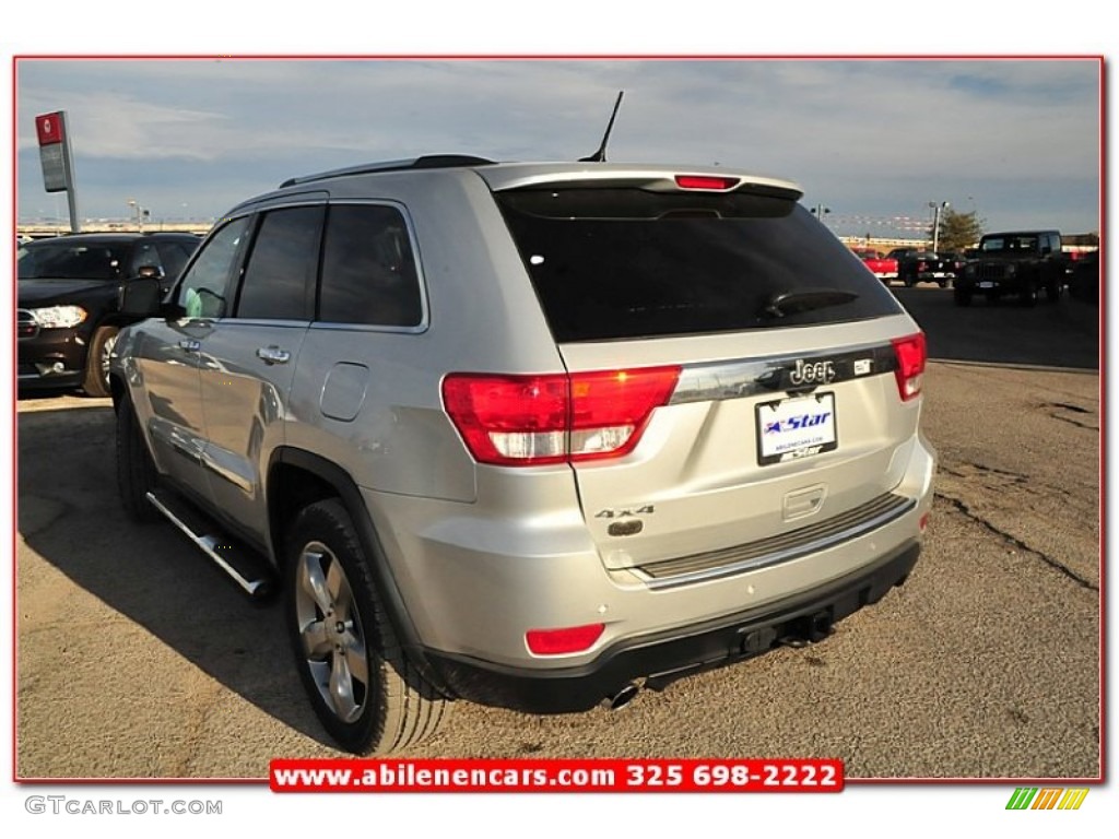 2013 Grand Cherokee Overland Summit 4x4 - Bright Silver Metallic / New Saddle/Black photo #3