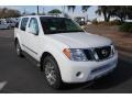 2012 Avalanche White Nissan Pathfinder LE  photo #1