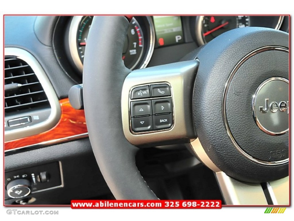 2013 Grand Cherokee Overland Summit 4x4 - Bright Silver Metallic / New Saddle/Black photo #16