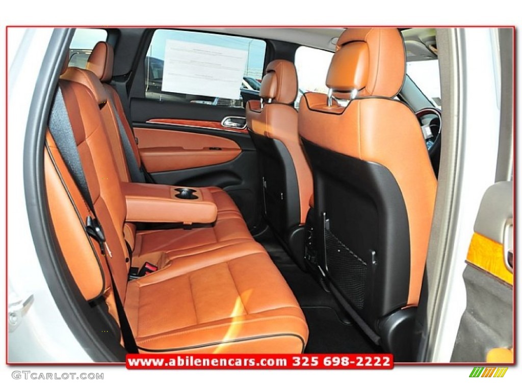 2013 Grand Cherokee Overland Summit 4x4 - Bright Silver Metallic / New Saddle/Black photo #28