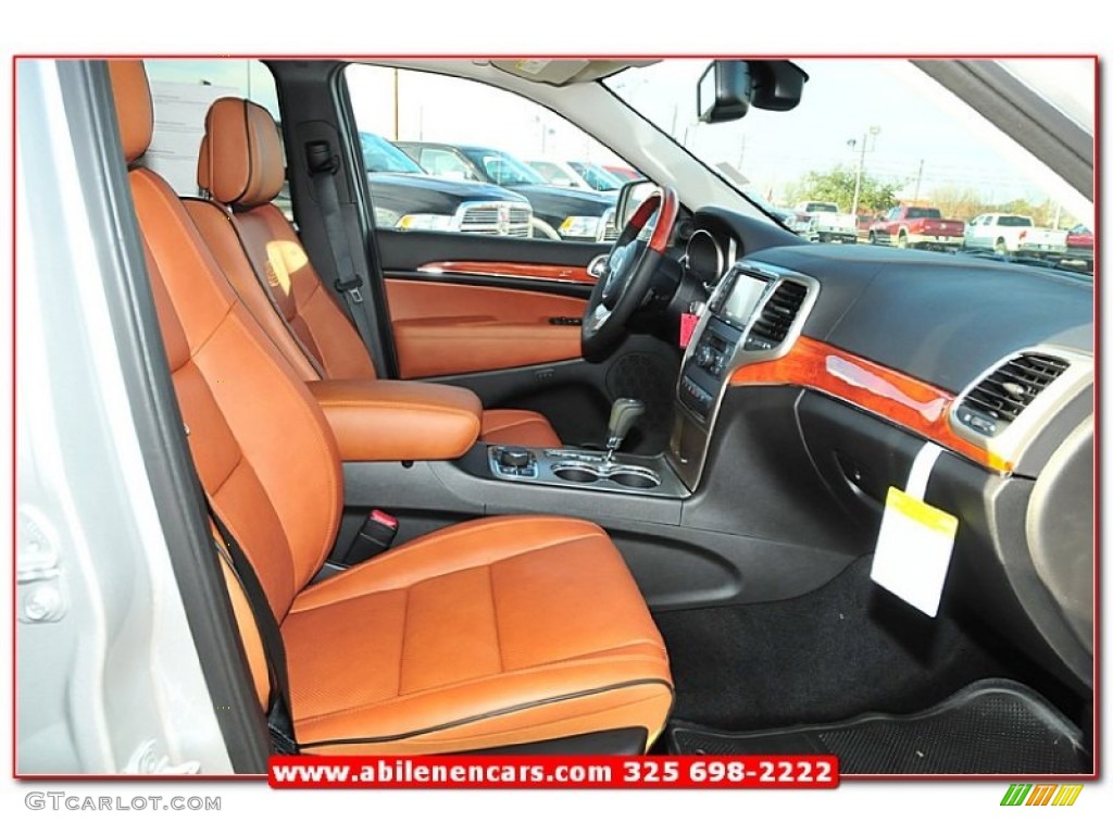 2013 Grand Cherokee Overland Summit 4x4 - Bright Silver Metallic / New Saddle/Black photo #29