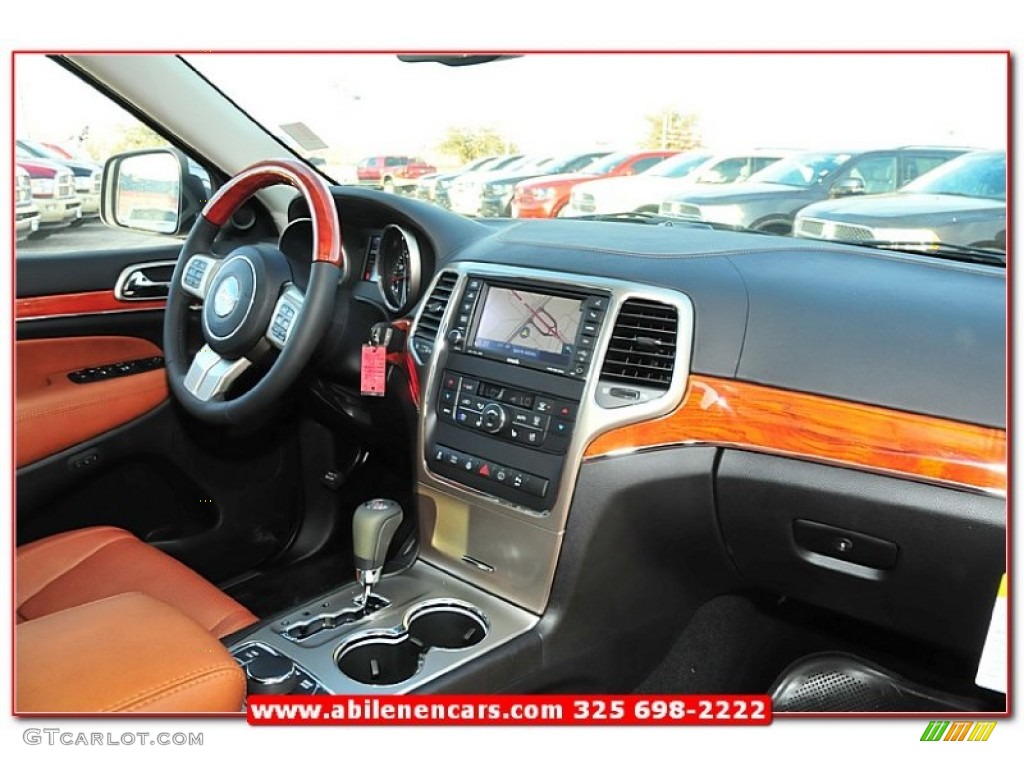 2013 Grand Cherokee Overland Summit 4x4 - Bright Silver Metallic / New Saddle/Black photo #33