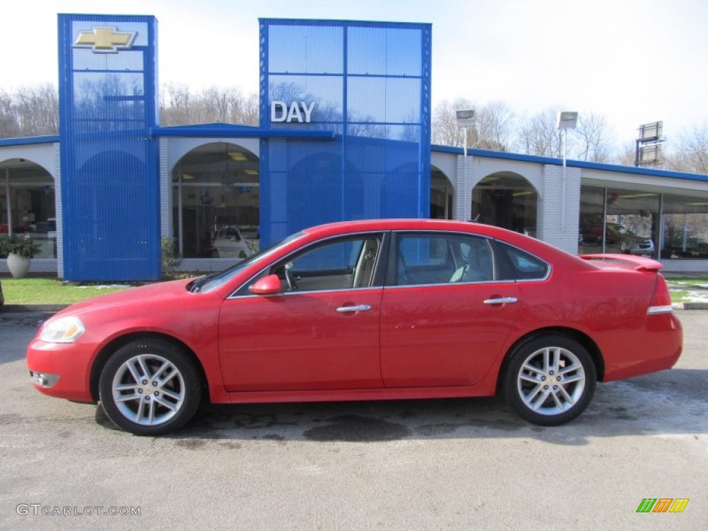 2011 Impala LTZ - Victory Red / Gray photo #2