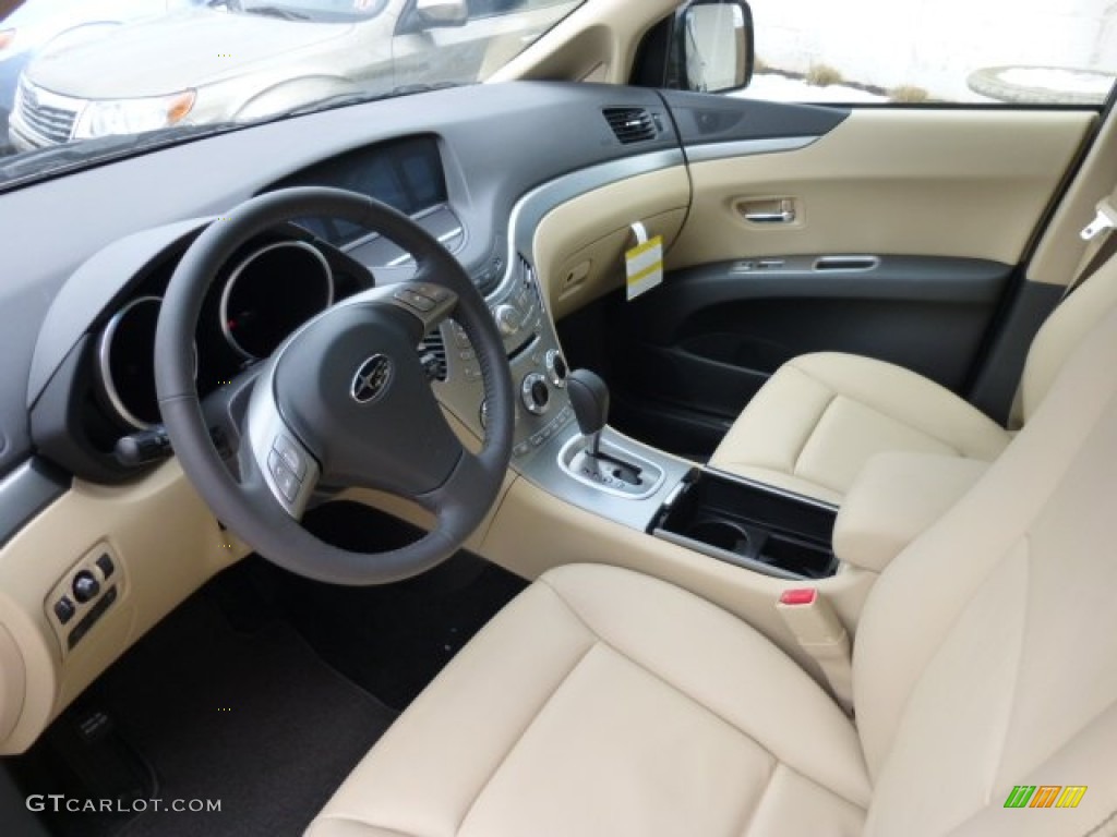 Desert Beige Interior 2013 Subaru Tribeca 3.6R Limited Photo #75642753