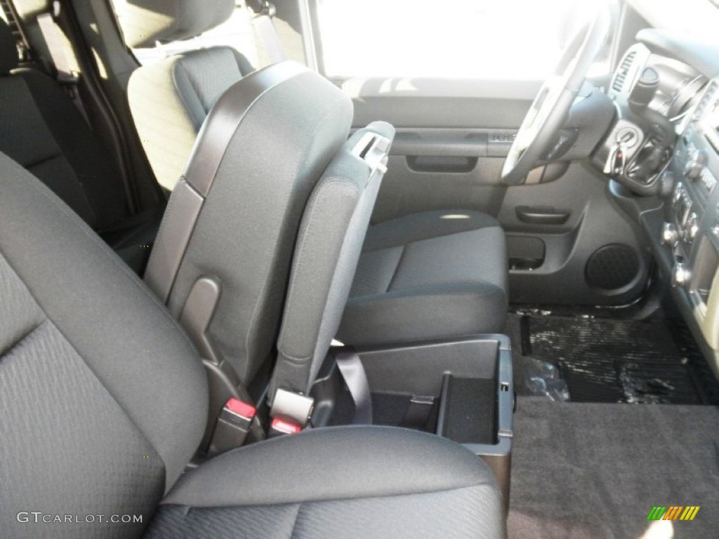 2013 Sierra 1500 SLE Extended Cab 4x4 - Summit White / Ebony photo #19