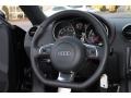 2009 Audi TT Magma Red Interior Steering Wheel Photo