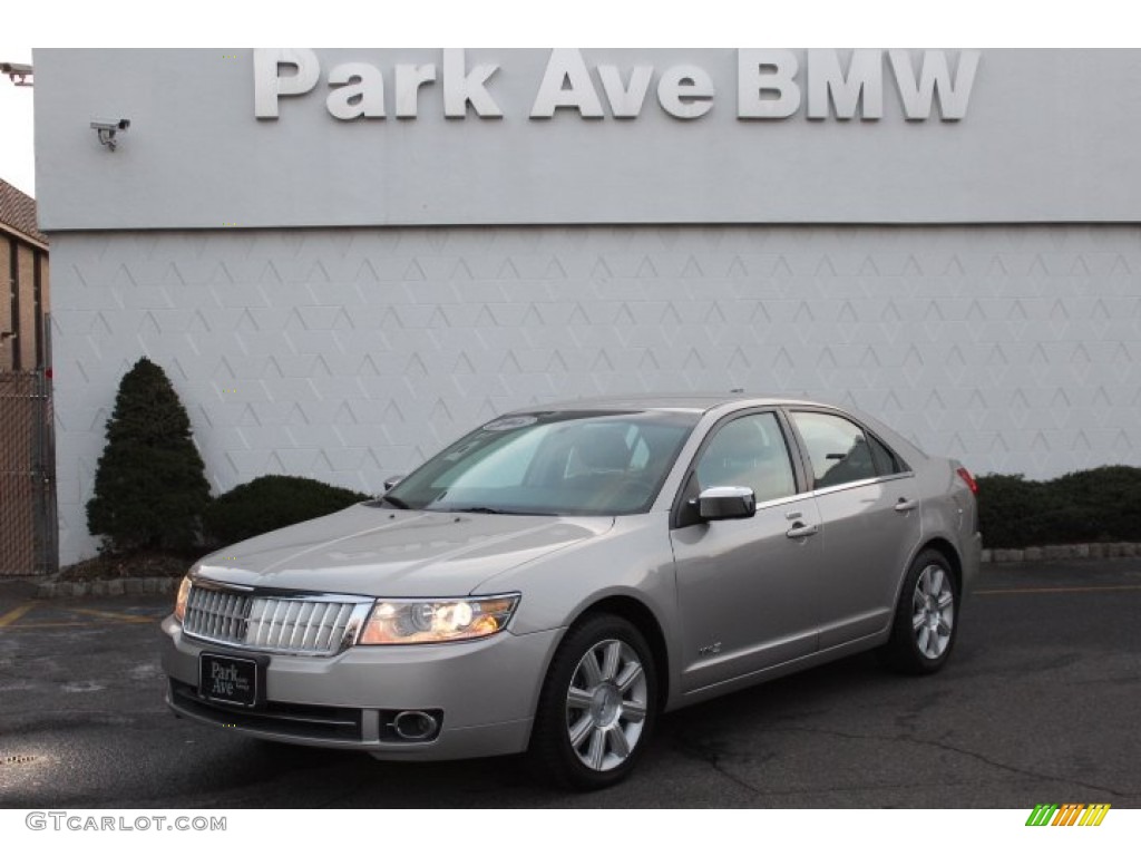 2008 MKZ Sedan - Vapor Silver Metallic / Dark Charcoal photo #1