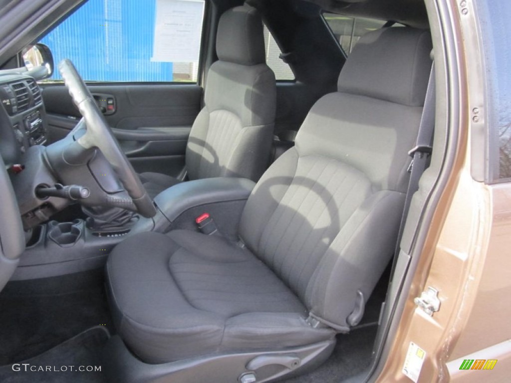 Graphite Gray Interior 2004 Chevrolet Blazer LS 4x4 Photo #75643477