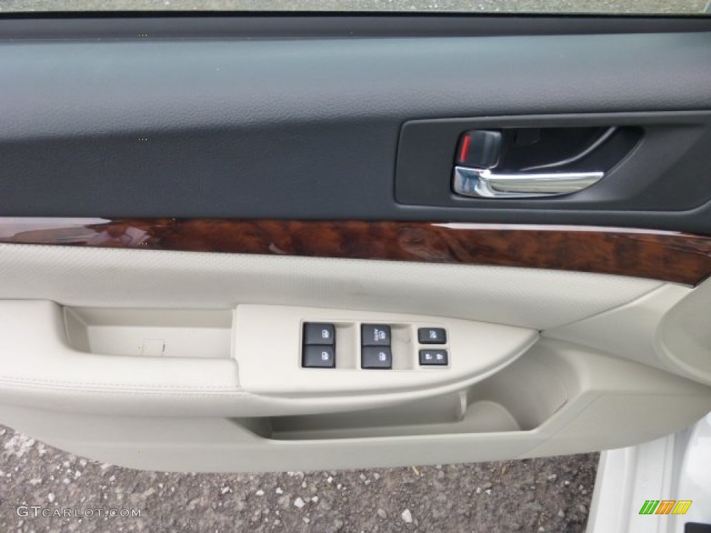 2013 Subaru Legacy 2.5i Limited Ivory Door Panel Photo #75643633