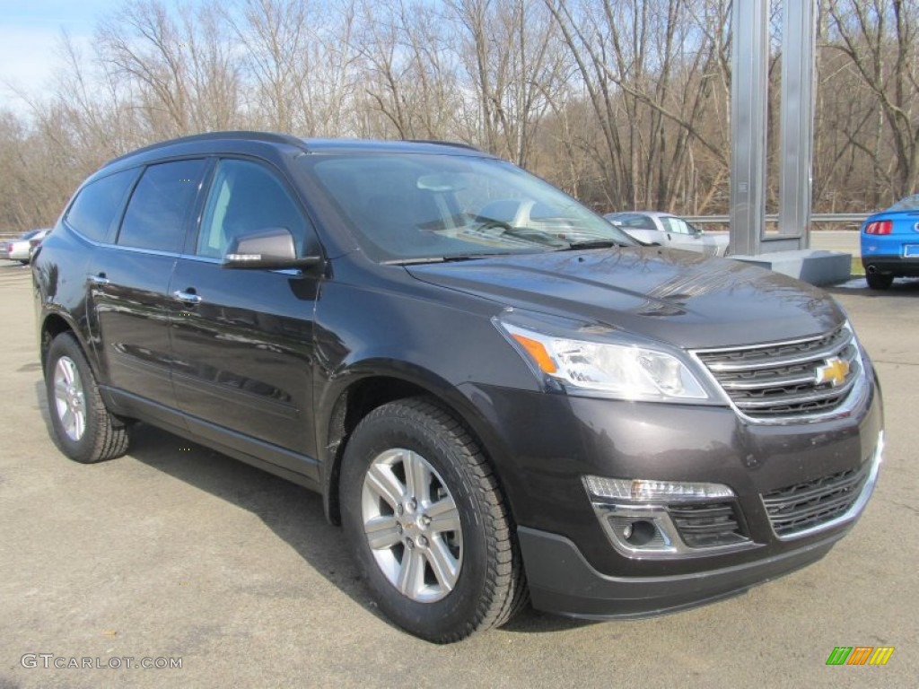 Cyber Gray Metallic 2013 Chevrolet Traverse LT AWD Exterior Photo #75643722