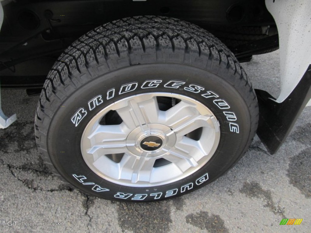 2013 Silverado 1500 LT Extended Cab 4x4 - Summit White / Ebony photo #3