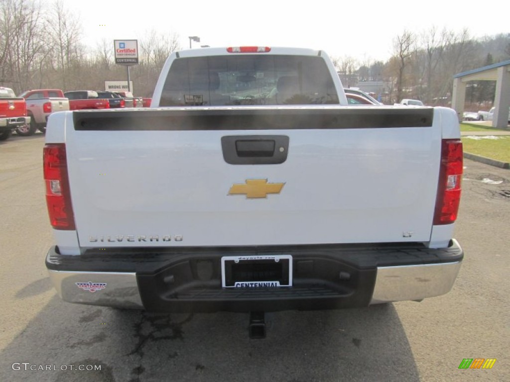 2013 Silverado 1500 LT Extended Cab 4x4 - Summit White / Ebony photo #5