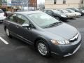 2009 Polished Metal Metallic Honda Civic Hybrid Sedan  photo #3