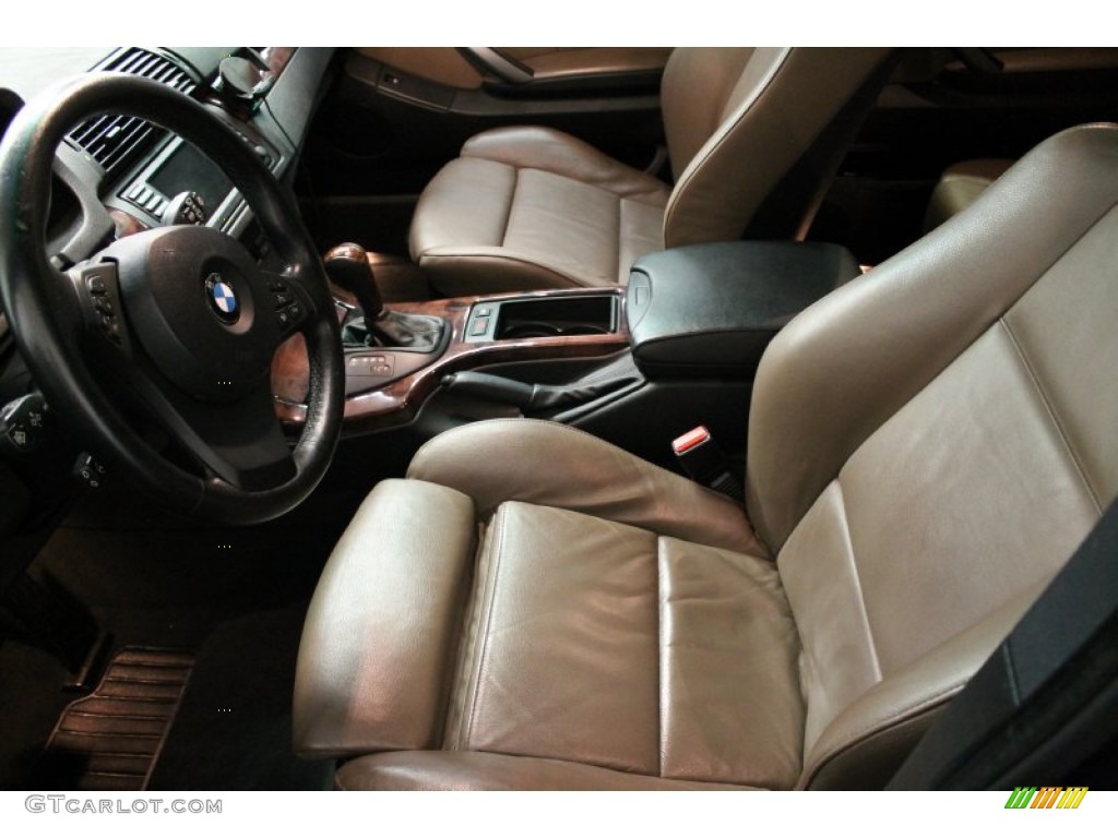 Truffle Brown Dakota Leather Interior 2006 BMW X5 4.4i Photo #75644835