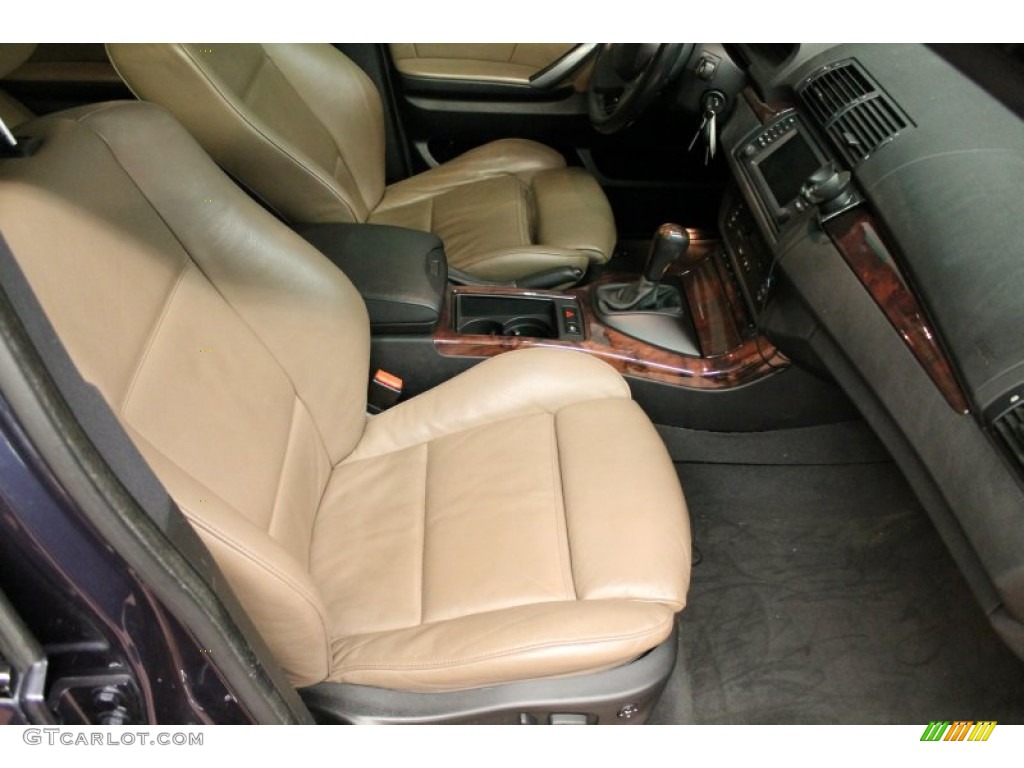 Truffle Brown Dakota Leather Interior 2006 BMW X5 4.4i Photo #75644855