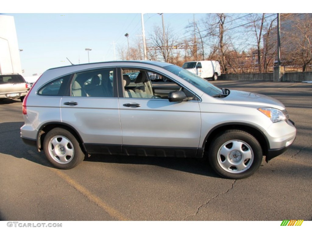 2010 CR-V LX AWD - Alabaster Silver Metallic / Gray photo #5