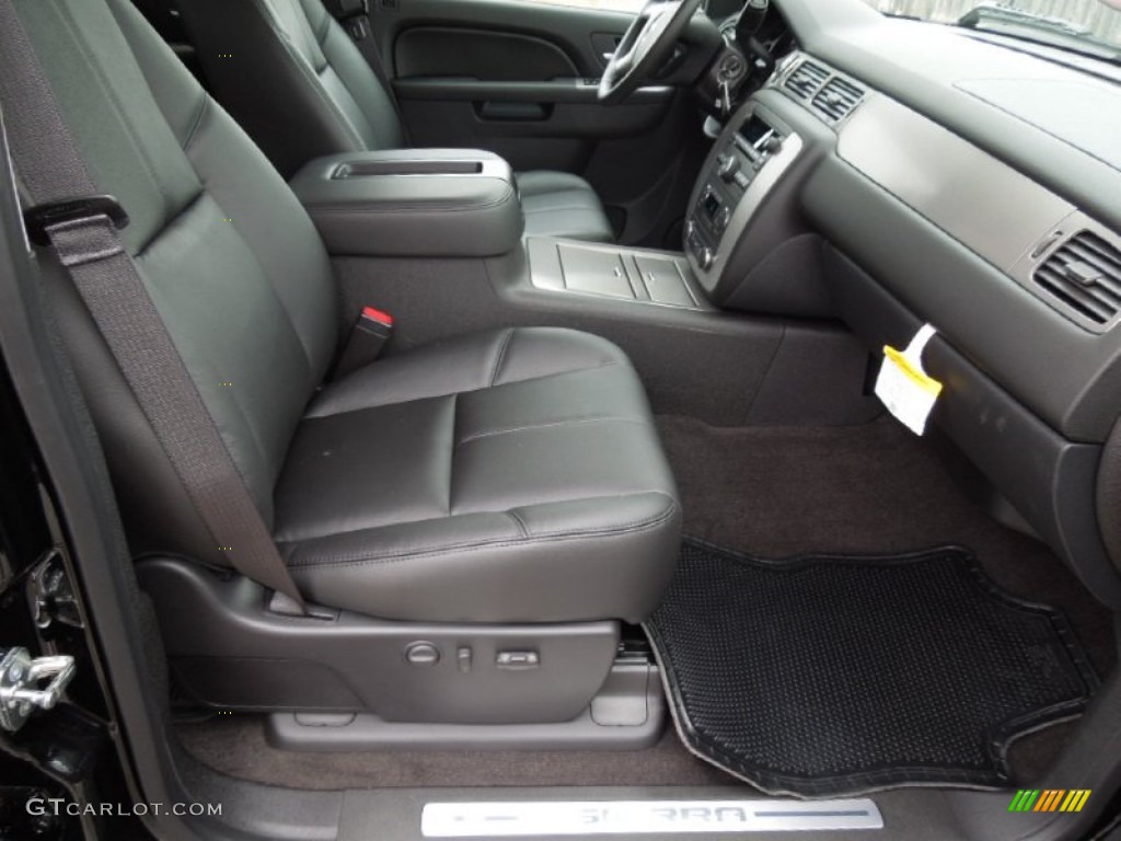 2013 Sierra 1500 SLT Crew Cab 4x4 - Onyx Black / Ebony photo #20