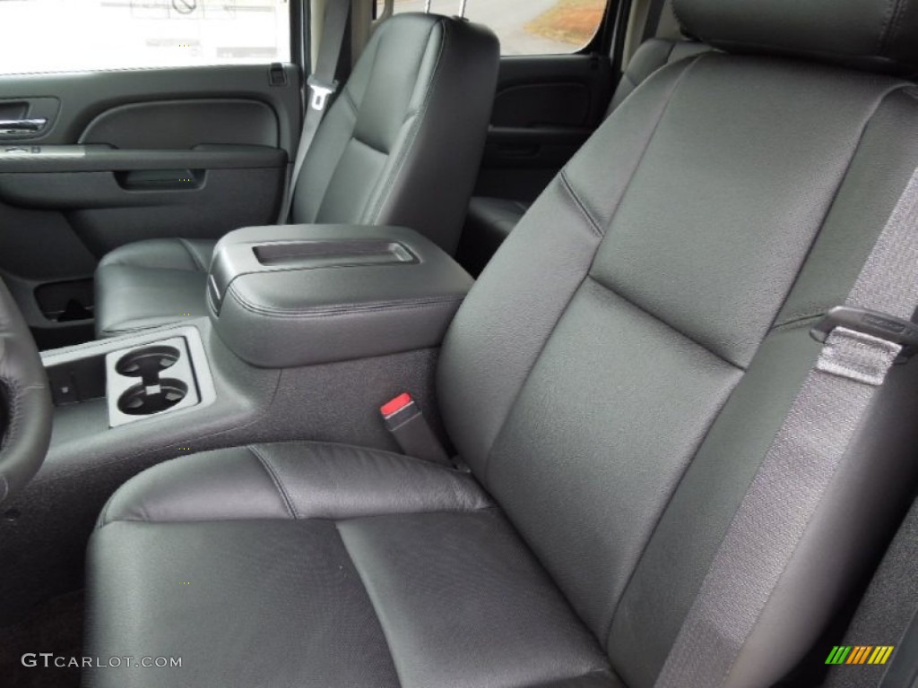 Ebony Interior 2013 Chevrolet Silverado 2500HD LTZ Crew Cab 4x4 Photo #75646911