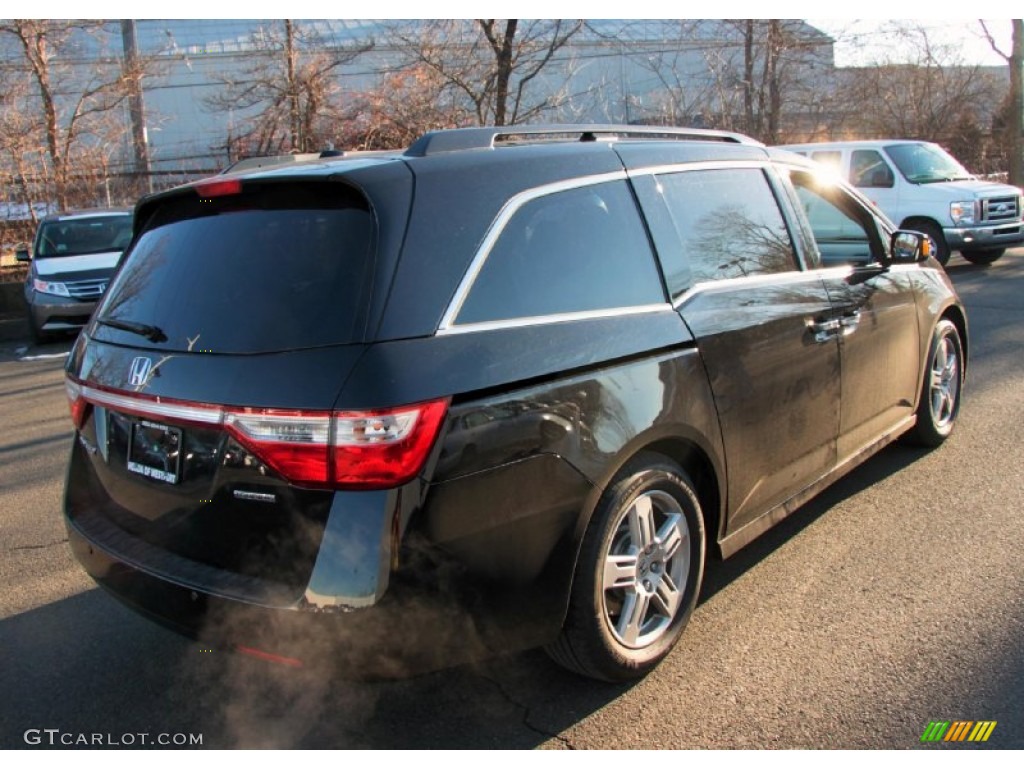 2012 Odyssey Touring - Crystal Black Pearl / Gray photo #10