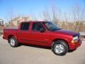 Dark Cherry Red Metallic - S10 LS Crew Cab 4x4 Photo No. 6