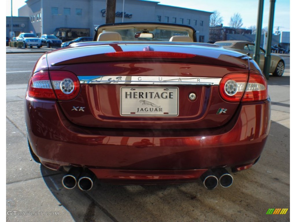 2010 XK XKR Convertible - Claret Red Metallic / Caramel photo #5