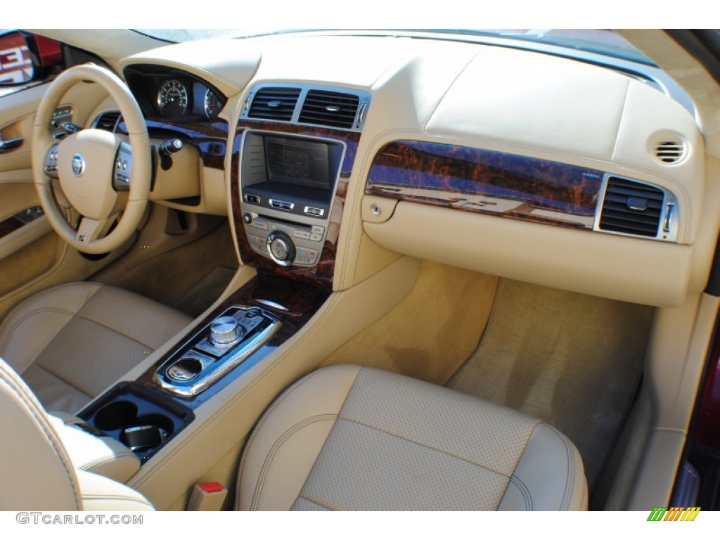 2010 Jaguar XK XKR Convertible Caramel Dashboard Photo #75647991