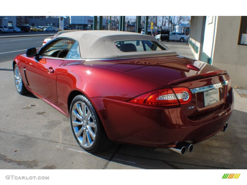 2010 XK XKR Convertible - Claret Red Metallic / Caramel photo #25