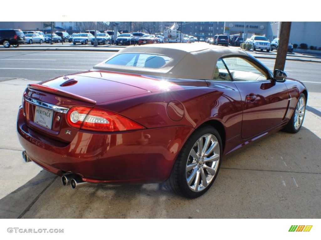 2010 XK XKR Convertible - Claret Red Metallic / Caramel photo #26