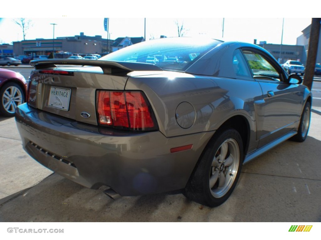 2001 Mustang GT Coupe - Mineral Grey Metallic / Medium Parchment photo #6