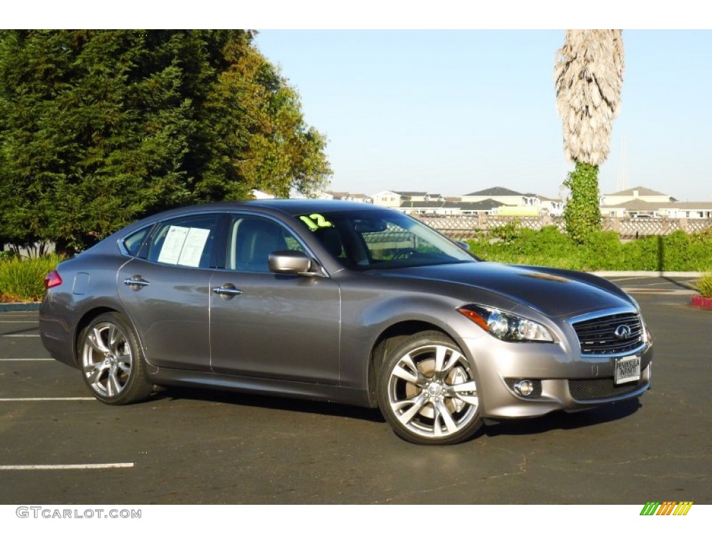 Platinum Graphite 2012 Infiniti M 37 Sedan Exterior Photo #75648780