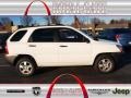 2008 Clear White Kia Sportage LX  photo #1