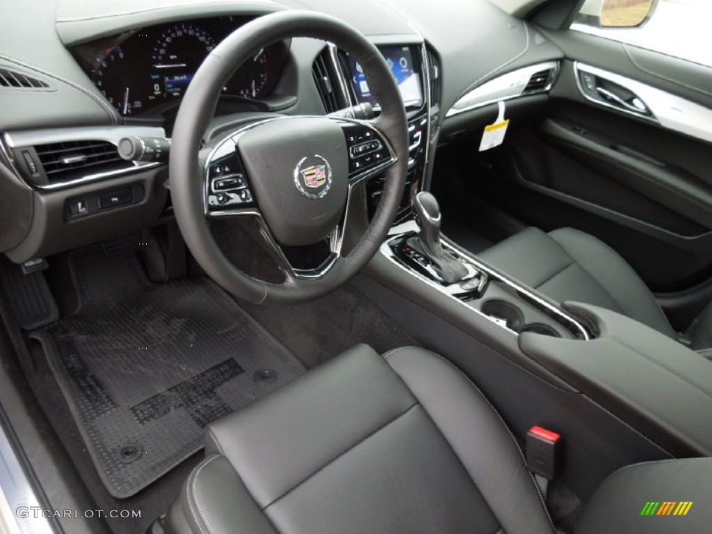 Jet Black/Jet Black Accents Interior 2013 Cadillac ATS 3.6L Luxury Photo #75651215
