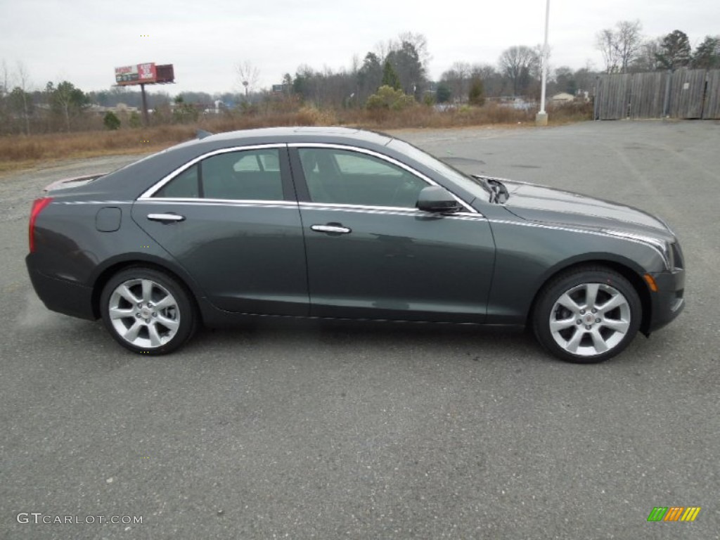 Thunder Gray ChromaFlair 2013 Cadillac ATS 2.0L Turbo Exterior Photo #75651687