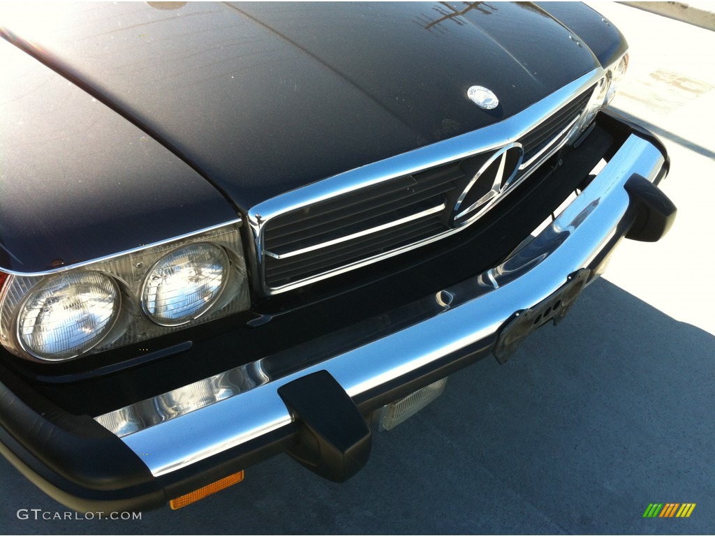 1988 SL Class 560 SL Roadster - Anthracite Grey Metallic / Black photo #6