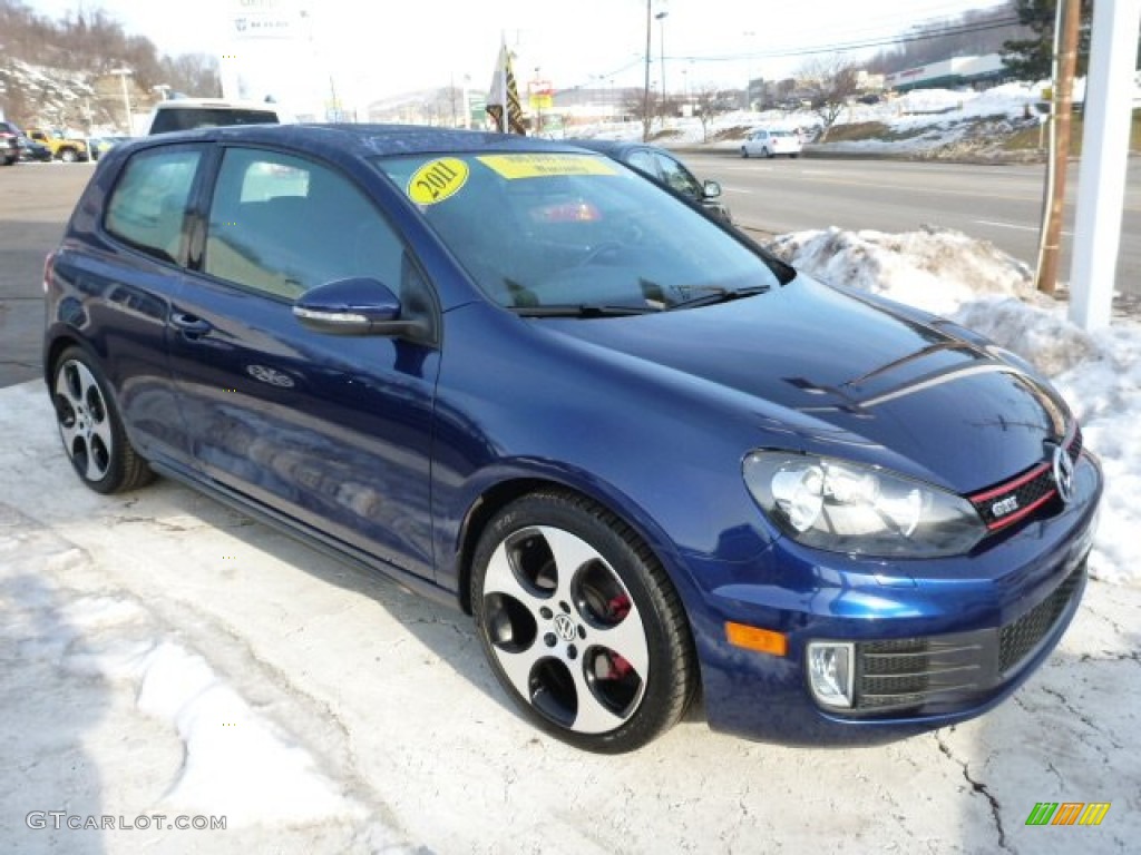 Shadow Blue Metallic 2011 Volkswagen GTI 2 Door Exterior Photo #75653549