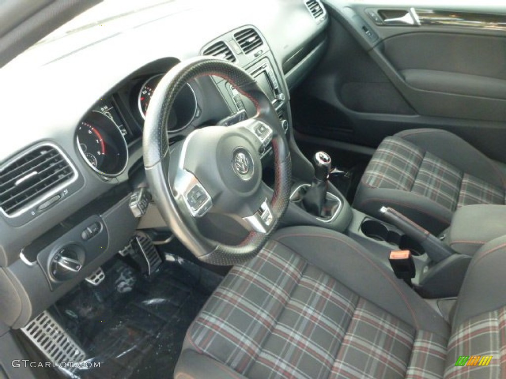 Interlagos Plaid Cloth Interior 2011 Volkswagen GTI 2 Door Photo #75653673
