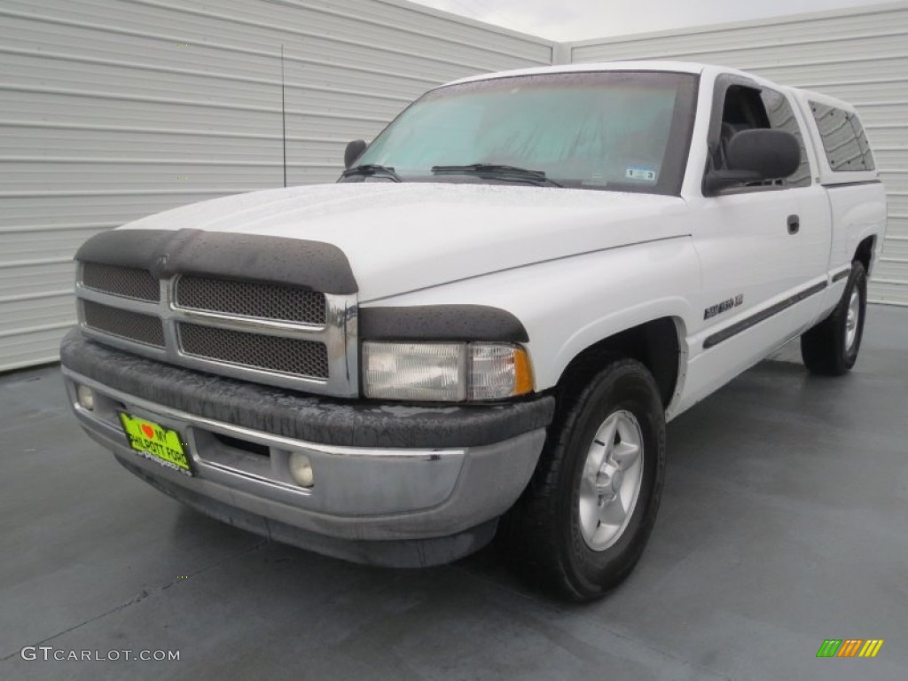 1999 Ram 1500 SLT Extended Cab - Bright White / Mist Gray photo #6