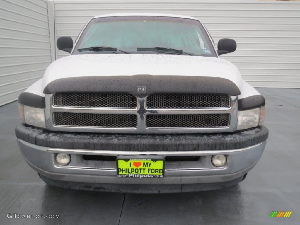 1999 Ram 1500 SLT Extended Cab - Bright White / Mist Gray photo #7