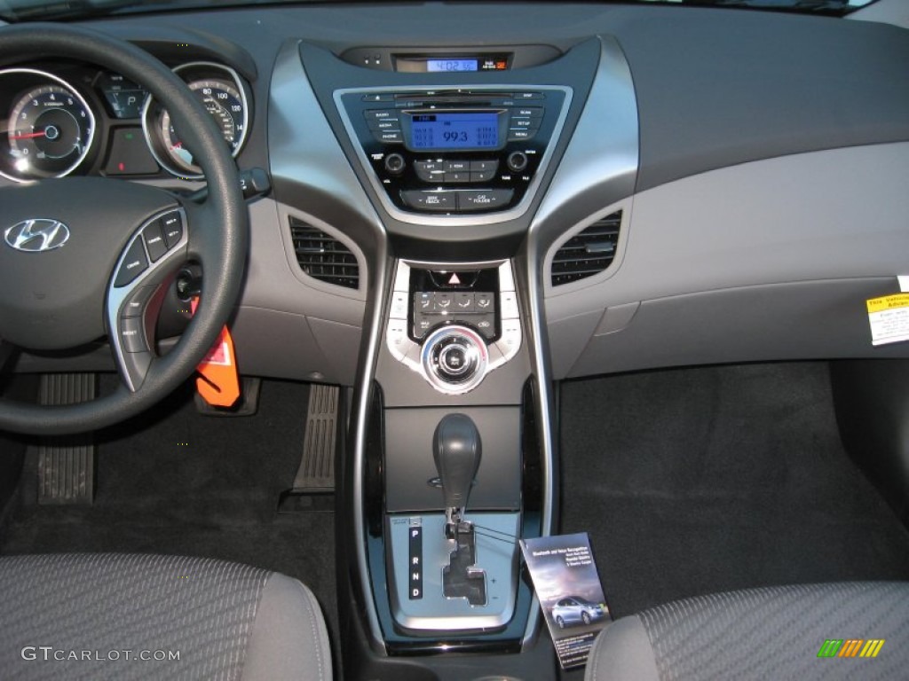 2013 Elantra Coupe GS - Blue Sky Metallic / Gray photo #23