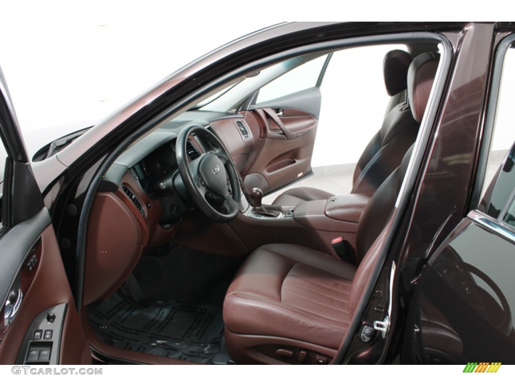 Chestnut Interior 2010 Infiniti EX 35 Journey AWD Photo #75654366