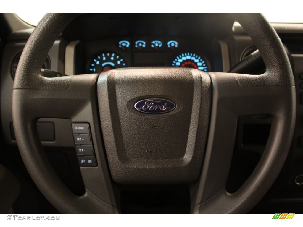 2010 F150 STX SuperCab 4x4 - Tuxedo Black / Medium Stone photo #6