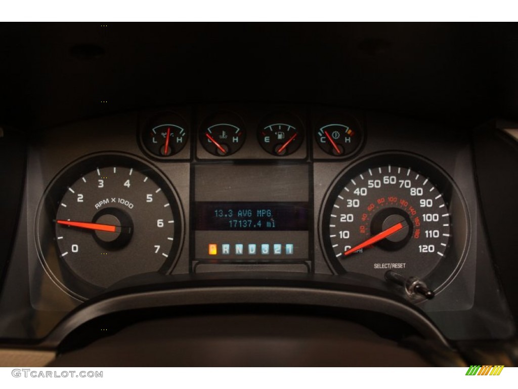 2010 Ford F150 STX SuperCab 4x4 Gauges Photo #75654803